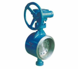 Eccentric design metal seated butt welded butterfly valve